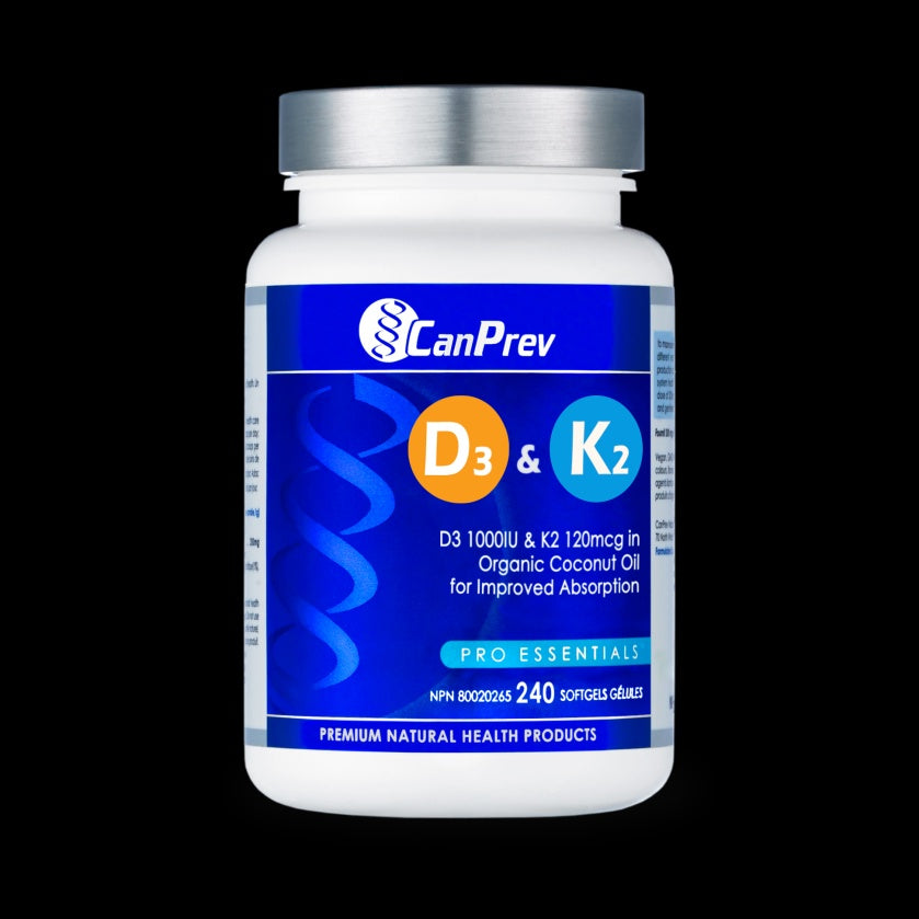 CanPrev D3 & K2 240 softgels