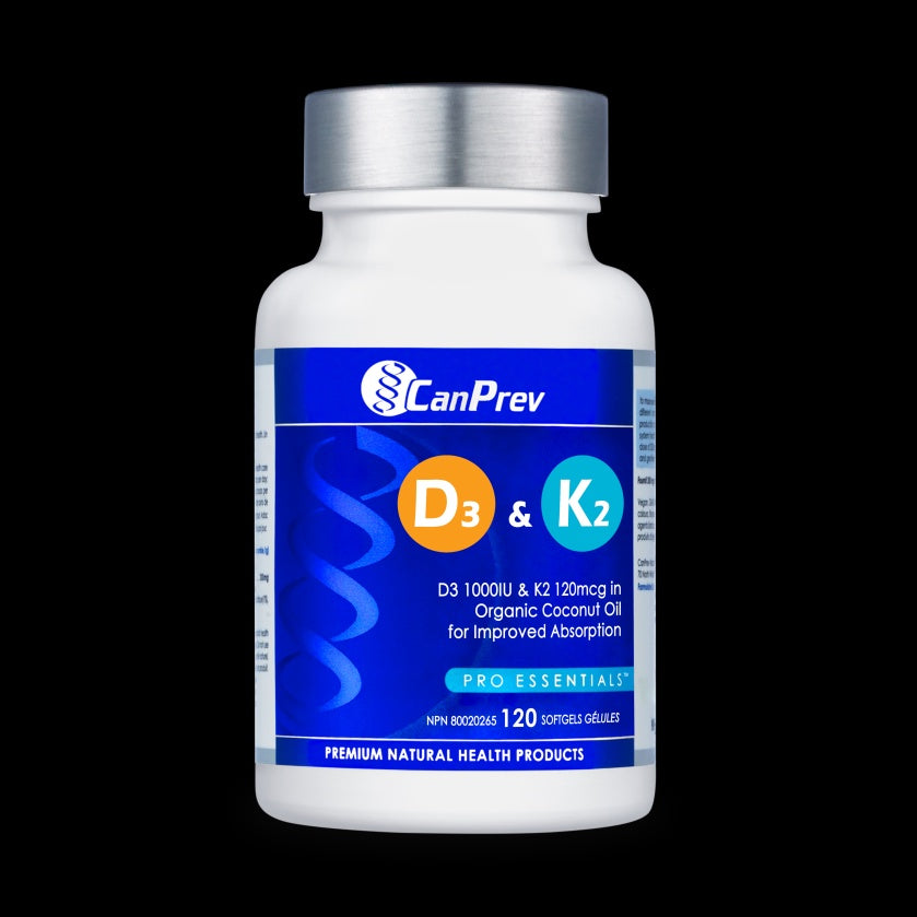 CanPrev D3 & K2 120 softgel