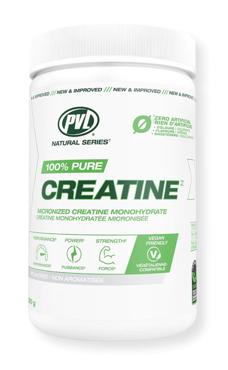 PVL 100% Pure Creatine - Micronized Creatine Monohydrate