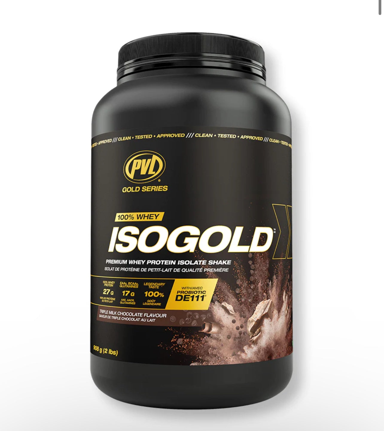 PVL IsoGold 2LBS (908G) - Premium Whey Protein Isolate